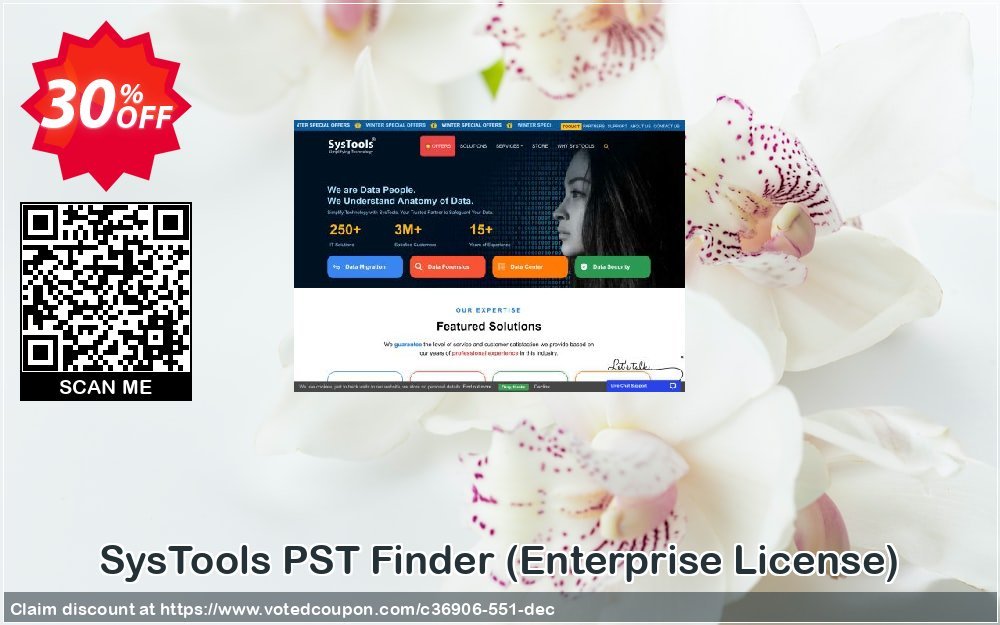 SysTools PST Finder, Enterprise Plan  Coupon, discount SysTools coupon 36906. Promotion: 