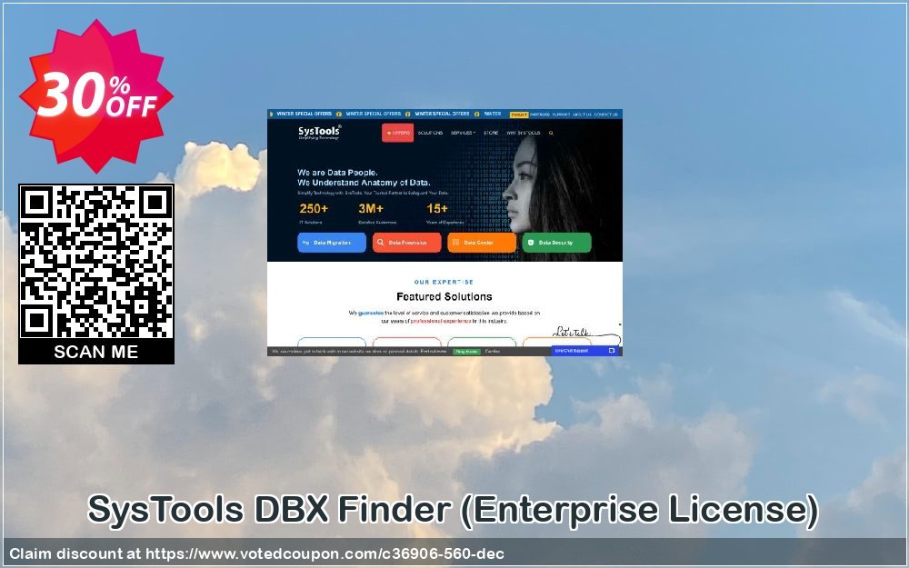 SysTools DBX Finder, Enterprise Plan  Coupon, discount SysTools coupon 36906. Promotion: 