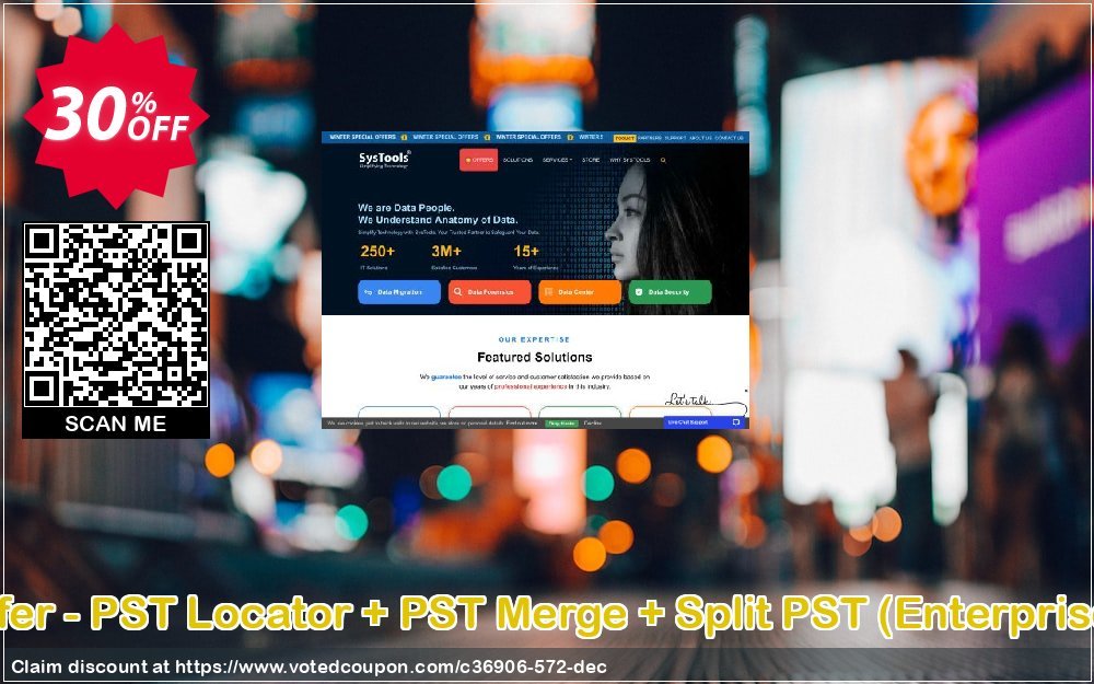 Bundle Offer - PST Locator + PST Merge + Split PST, Enterprise Plan  Coupon, discount SysTools coupon 36906. Promotion: 