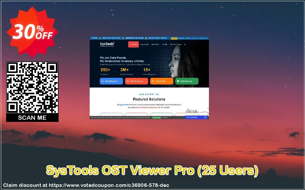 SysTools OST Viewer Pro, 25 Users  Coupon, discount SysTools coupon 36906. Promotion: 