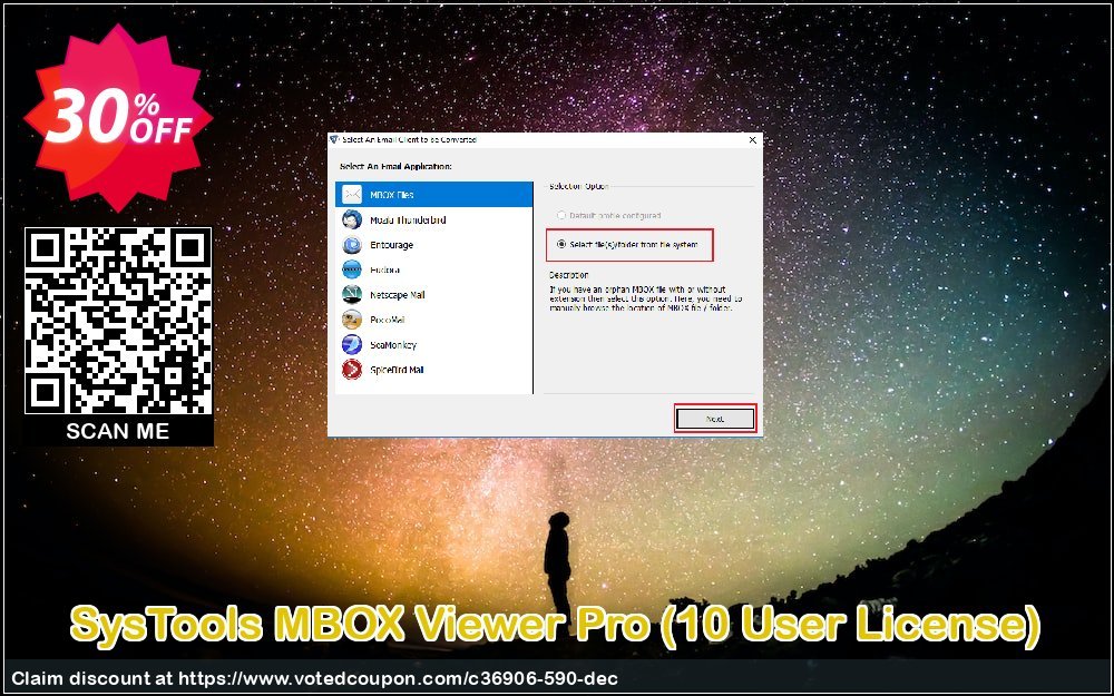 SysTools MBOX Viewer Pro, 10 User Plan  Coupon Code Apr 2024, 30% OFF - VotedCoupon