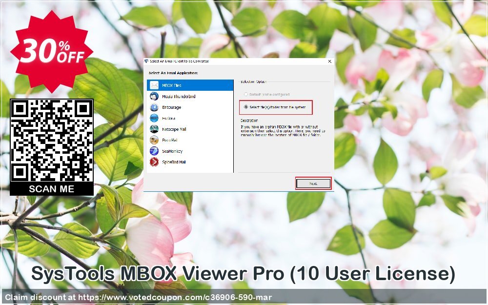 SysTools MBOX Viewer Pro, 10 User Plan  Coupon, discount SysTools coupon 36906. Promotion: 