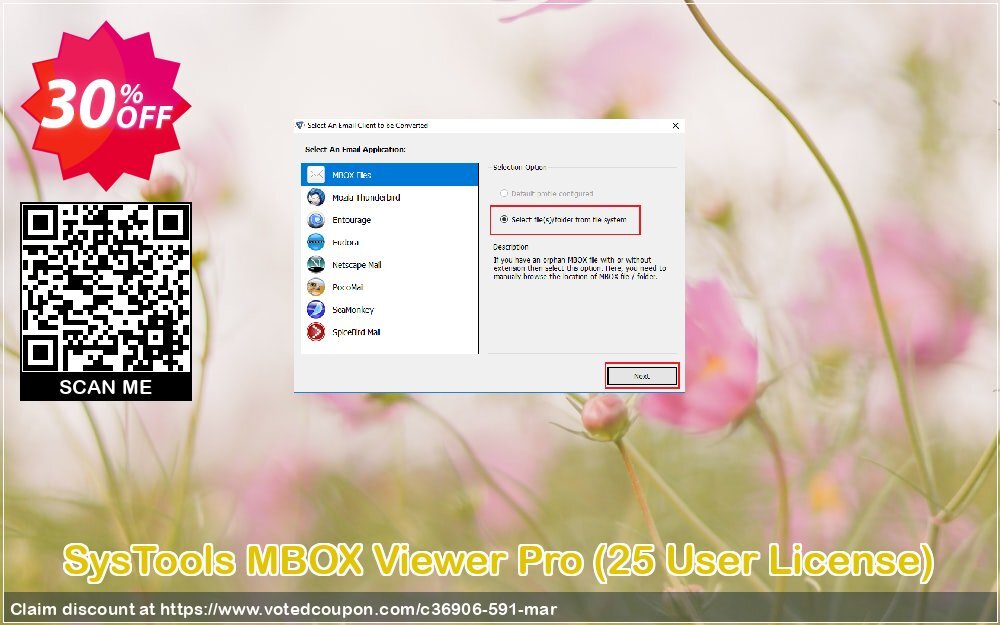 SysTools MBOX Viewer Pro, 25 User Plan  Coupon, discount SysTools coupon 36906. Promotion: 