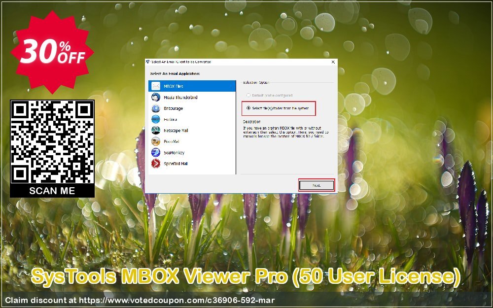 SysTools MBOX Viewer Pro, 50 User Plan  Coupon, discount SysTools coupon 36906. Promotion: 