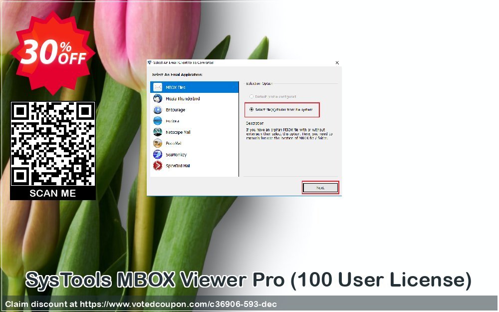 SysTools MBOX Viewer Pro, 100 User Plan  Coupon, discount SysTools coupon 36906. Promotion: 