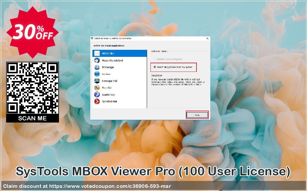 SysTools MBOX Viewer Pro, 100 User Plan  Coupon Code Jun 2024, 30% OFF - VotedCoupon