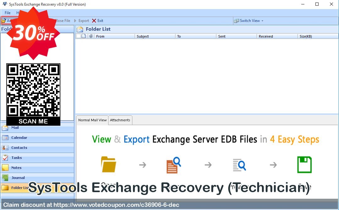 SysTools Exchange Recovery, Technician  Coupon Code Apr 2024, 30% OFF - VotedCoupon