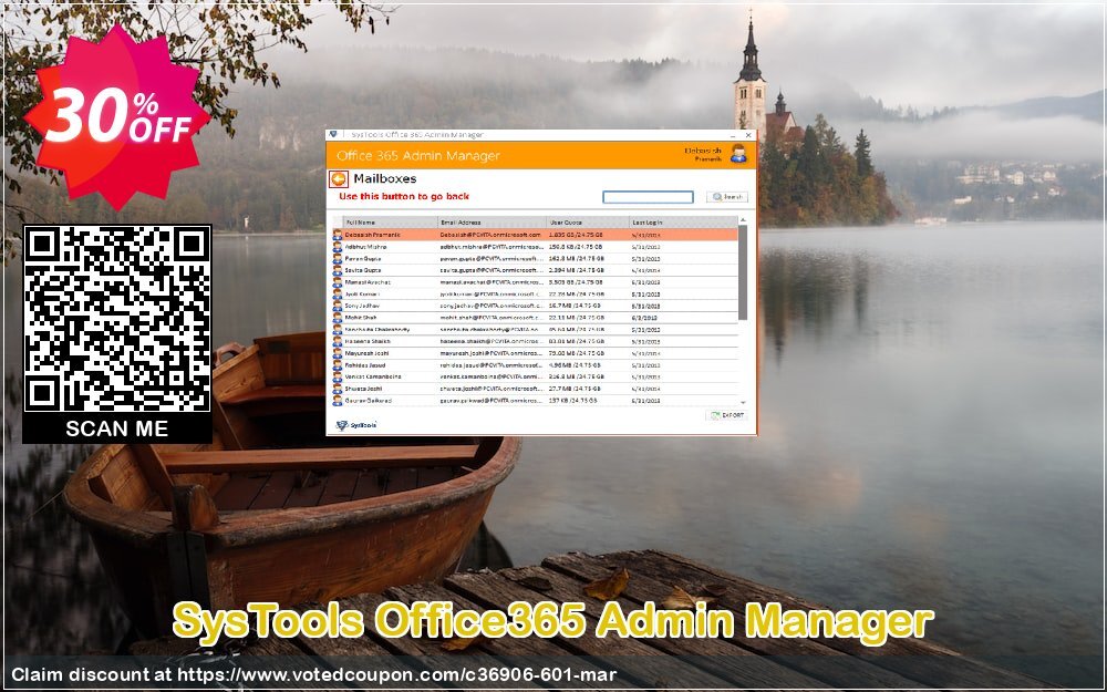 SysTools Office365 Admin Manager Coupon, discount SysTools coupon 36906. Promotion: 