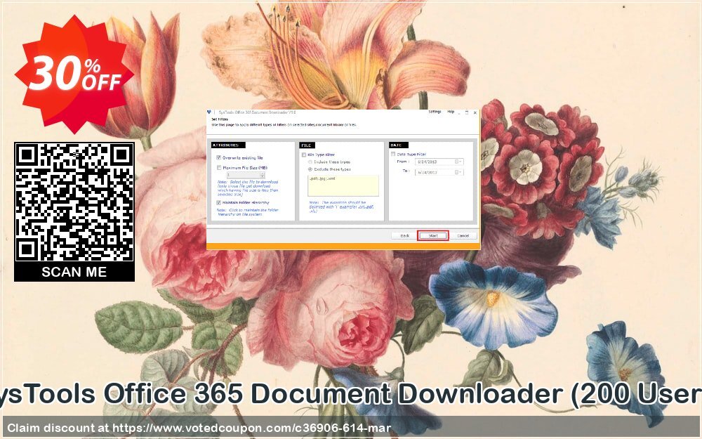 SysTools Office 365 Document Downloader, 200 Users  Coupon Code Apr 2024, 30% OFF - VotedCoupon