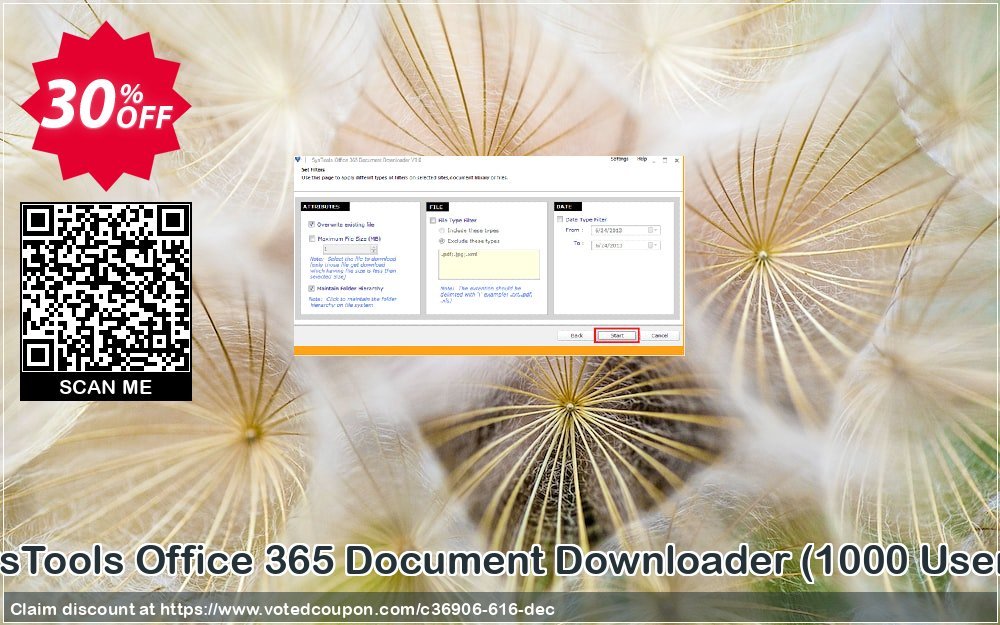 SysTools Office 365 Document Downloader, 1000 Users  Coupon, discount SysTools coupon 36906. Promotion: 