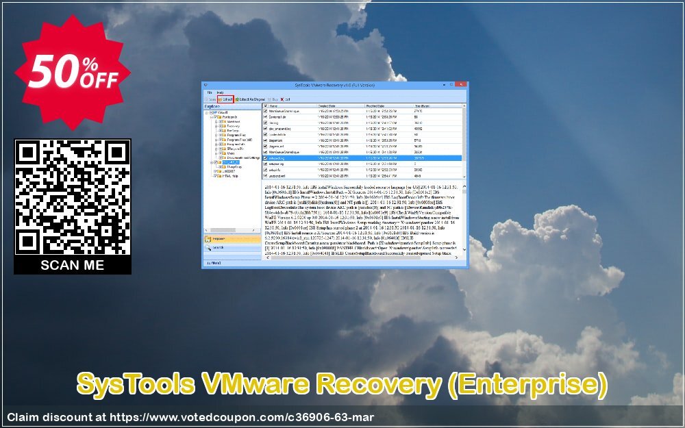 SysTools VMware Recovery, Enterprise  Coupon, discount SysTools coupon 36906. Promotion: 