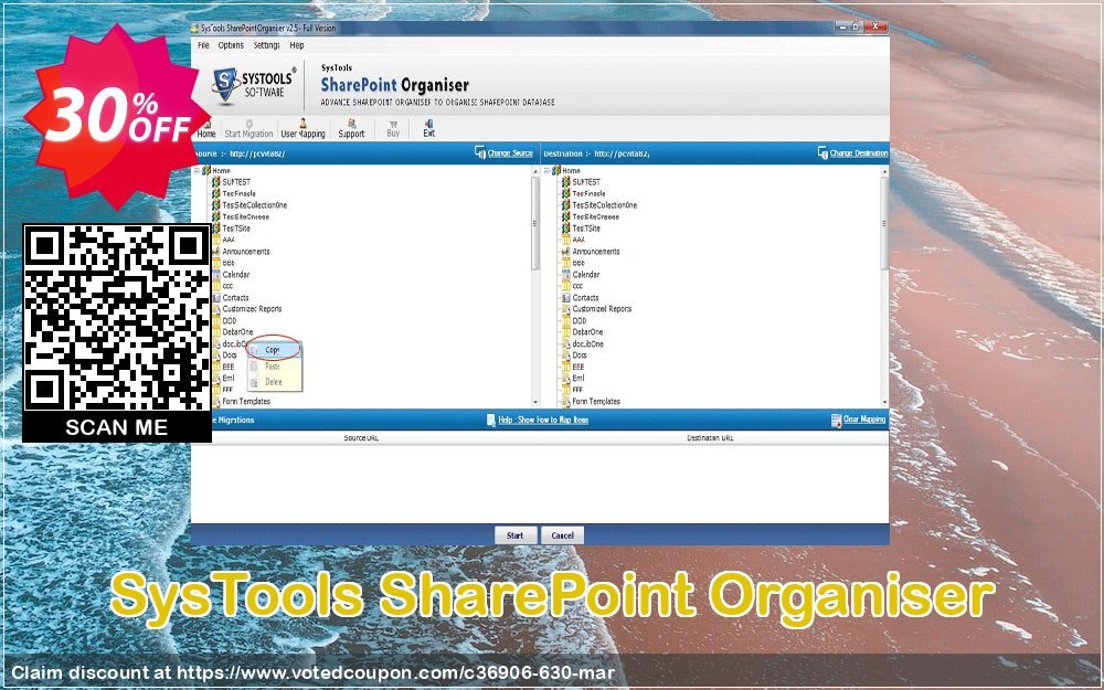 SysTools SharePoint Organiser Coupon, discount SysTools coupon 36906. Promotion: 