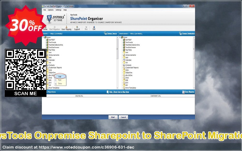 SysTools Onpremise Sharepoint to SharePoint Migration Coupon Code Jun 2023, 30% OFF - VotedCoupon