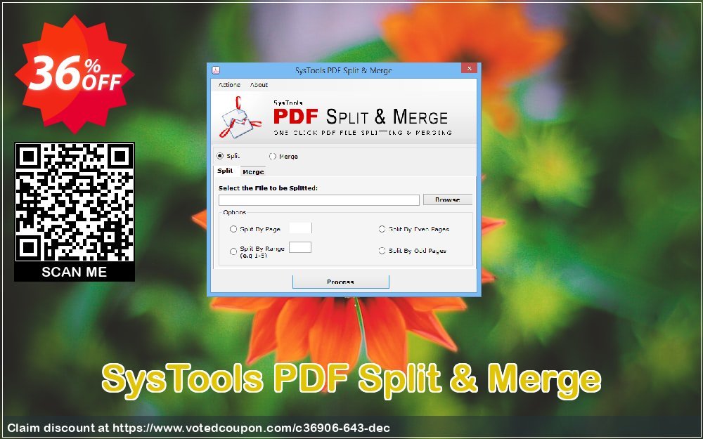 SysTools PDF Split & Merge Coupon, discount SysTools coupon 36906. Promotion: 
