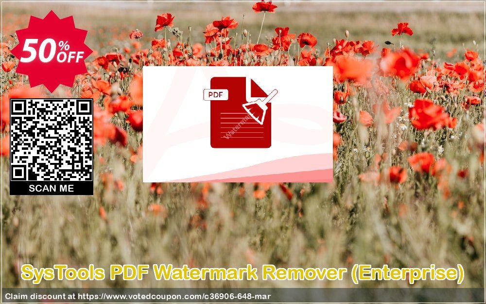 SysTools PDF Watermark Remover, Enterprise 