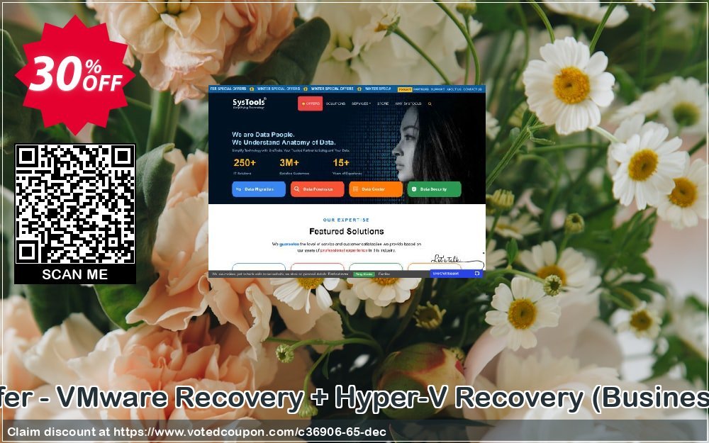 Bundle Offer - VMware Recovery + Hyper-V Recovery, Business Plan  Coupon, discount SysTools coupon 36906. Promotion: 