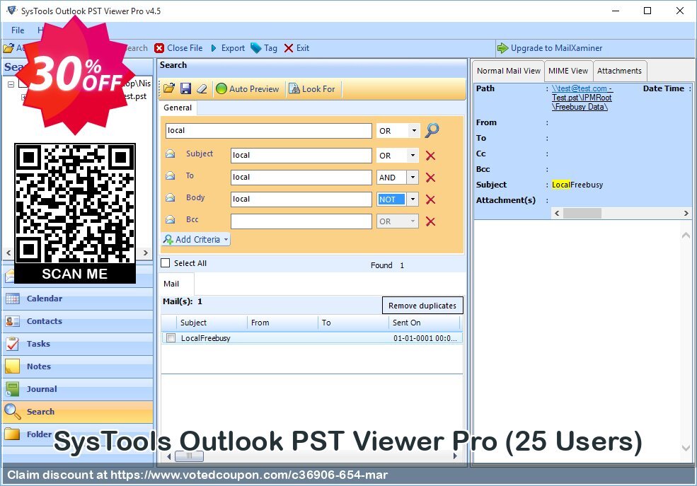 SysTools Outlook PST Viewer Pro, 25 Users  Coupon Code Apr 2024, 30% OFF - VotedCoupon