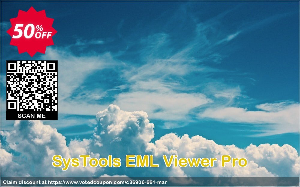 SysTools EML Viewer Pro Coupon, discount SysTools EML Viewer Pro formidable promotions code 2024. Promotion: 