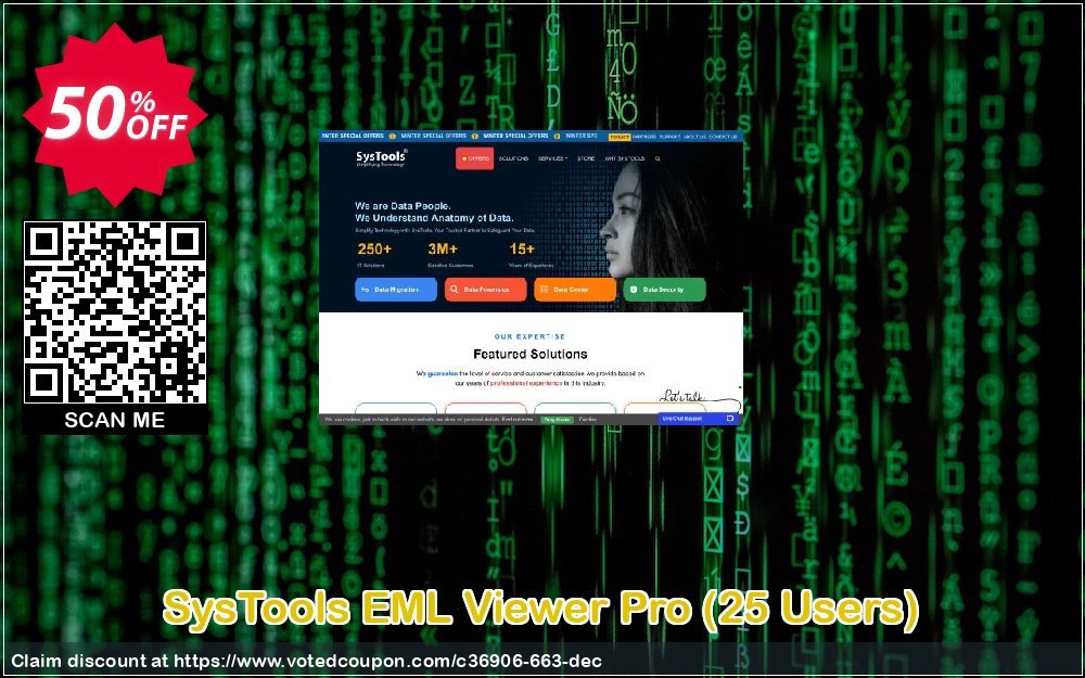 SysTools EML Viewer Pro, 25 Users  Coupon, discount SysTools coupon 36906. Promotion: 