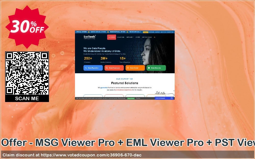 Bundle Offer - MSG Viewer Pro + EML Viewer Pro + PST Viewer Pro Coupon Code Jun 2023, 30% OFF - VotedCoupon