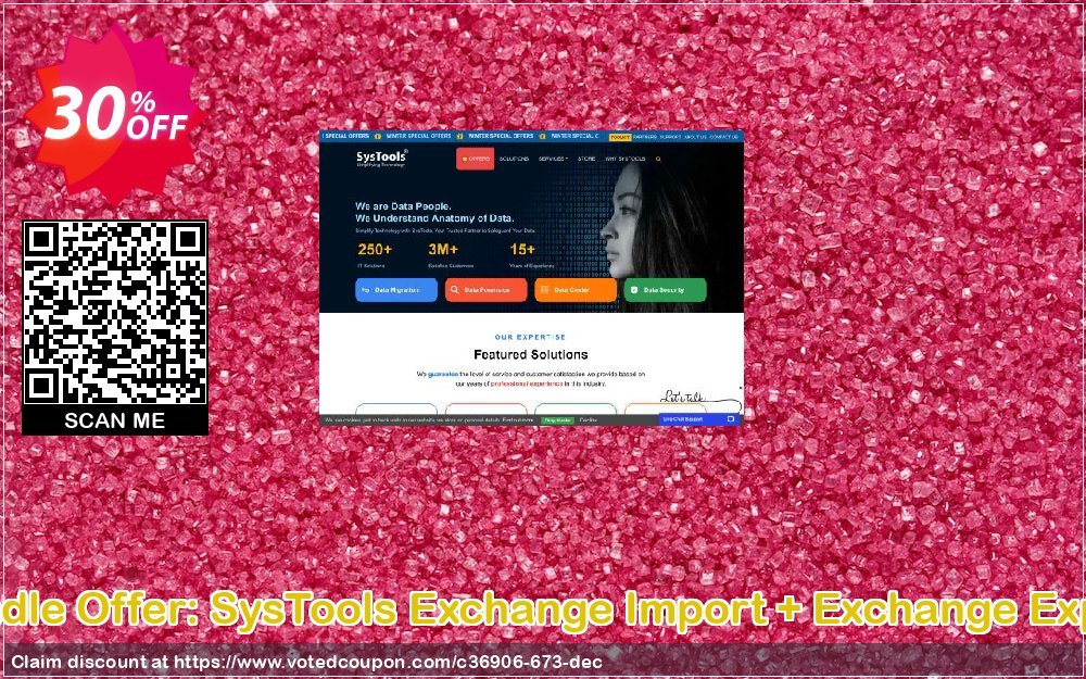 Bundle Offer: SysTools Exchange Import + Exchange Export Coupon, discount SysTools coupon 36906. Promotion: 