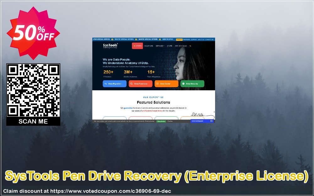 Get 50% OFF SysTools Pen Drive Recovery, Enterprise License Coupon
