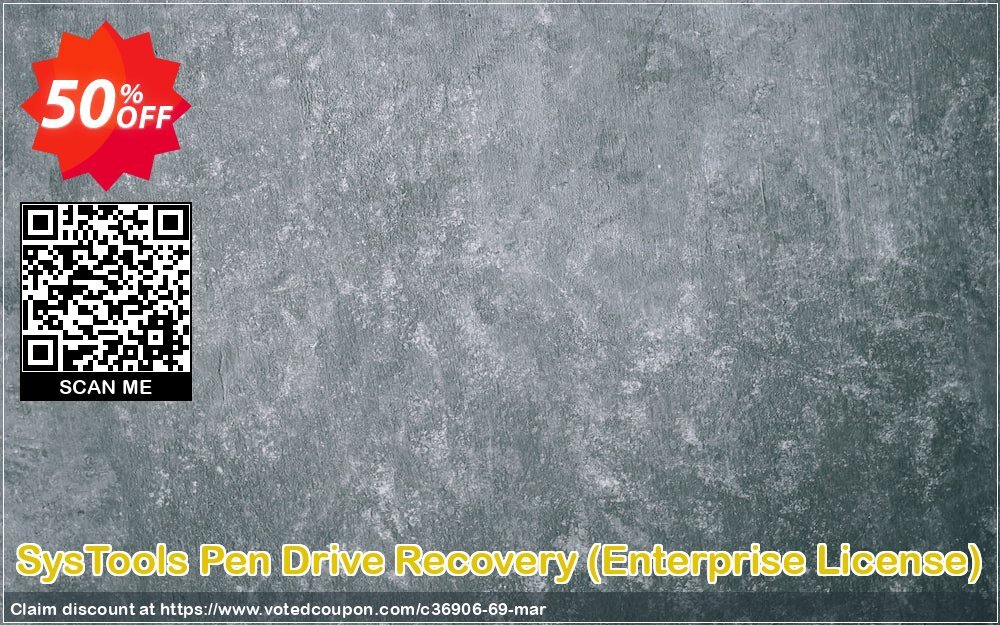 SysTools Pen Drive Recovery, Enterprise Plan  Coupon, discount SysTools coupon 36906. Promotion: 