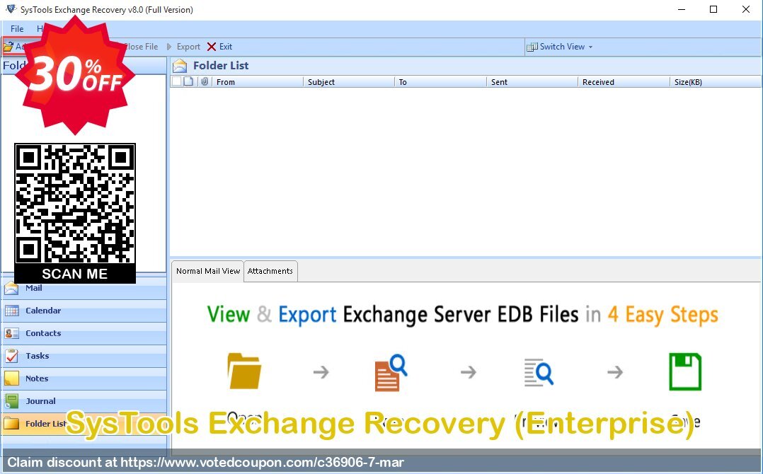 SysTools Exchange Recovery, Enterprise  Coupon Code Apr 2024, 30% OFF - VotedCoupon