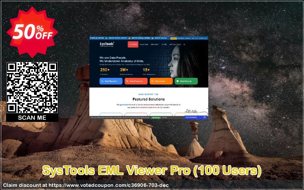SysTools EML Viewer Pro, 100 Users  Coupon, discount SysTools coupon 36906. Promotion: 