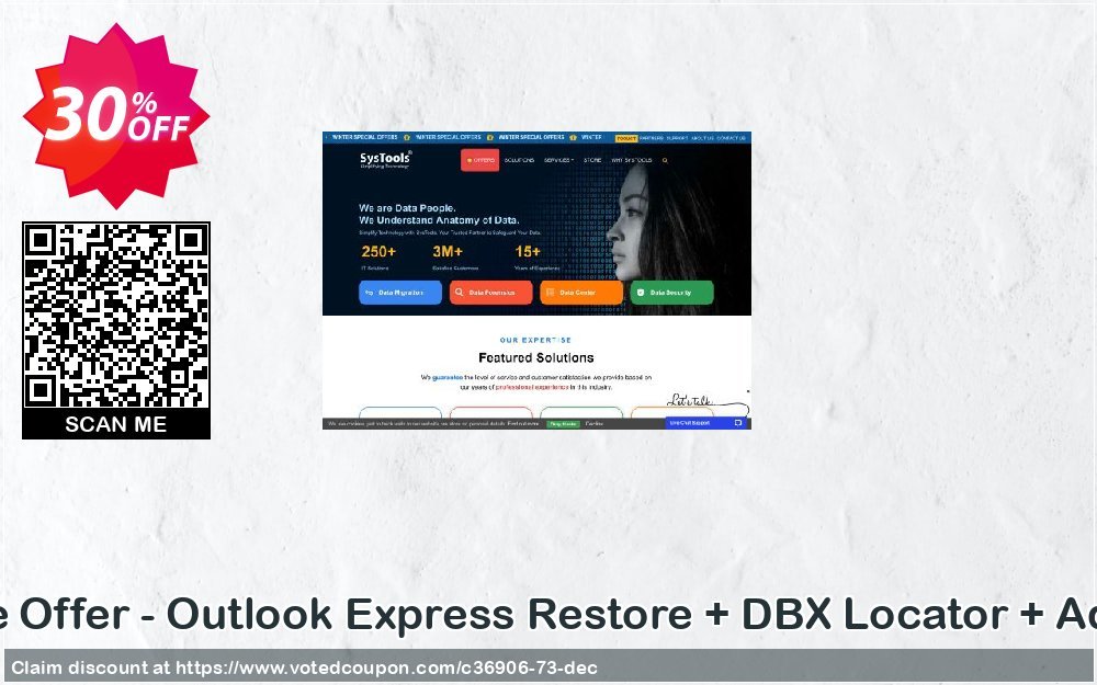 Bundle Offer - Outlook Express Restore + DBX Locator + Add PST Coupon Code Apr 2024, 30% OFF - VotedCoupon