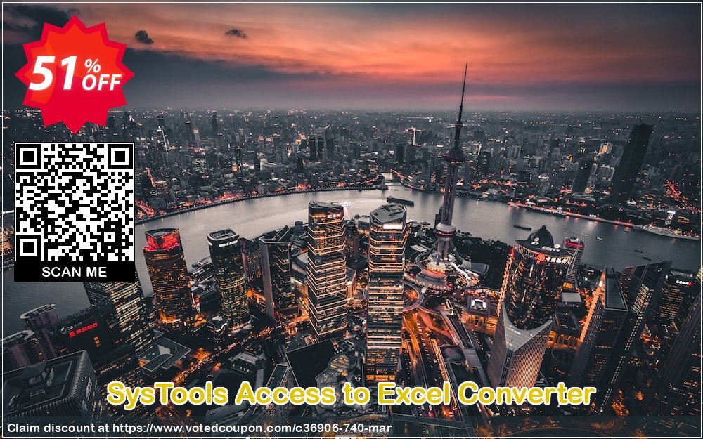 SysTools Access to Excel Converter Coupon Code Apr 2024, 51% OFF - VotedCoupon