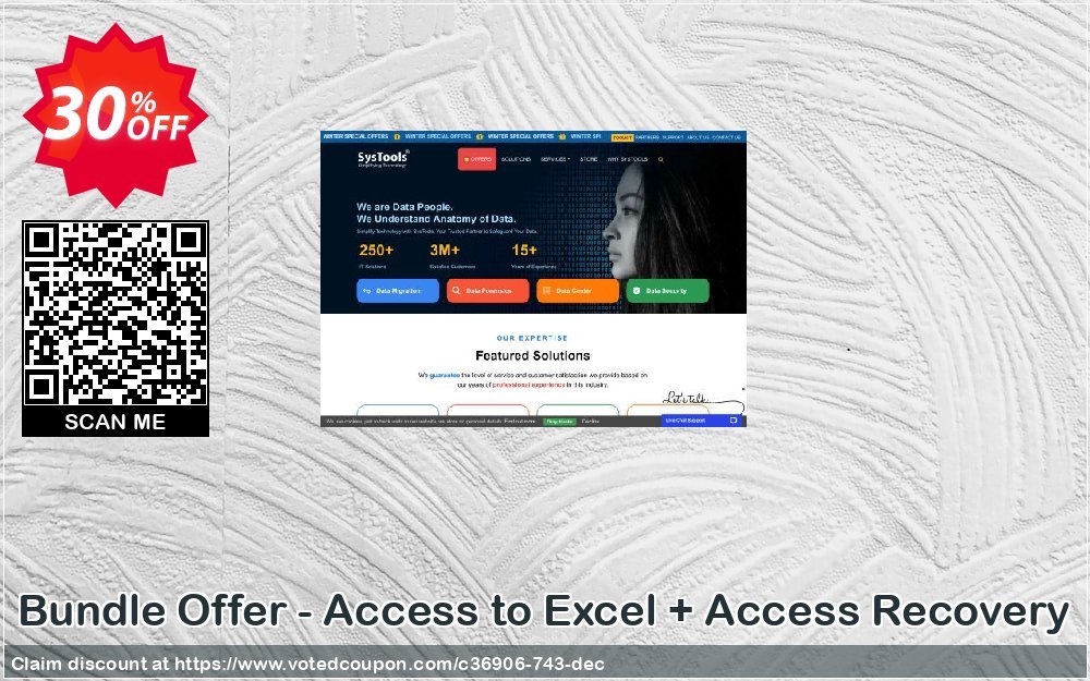 Bundle Offer - Access to Excel + Access Recovery Coupon, discount SysTools coupon 36906. Promotion: 