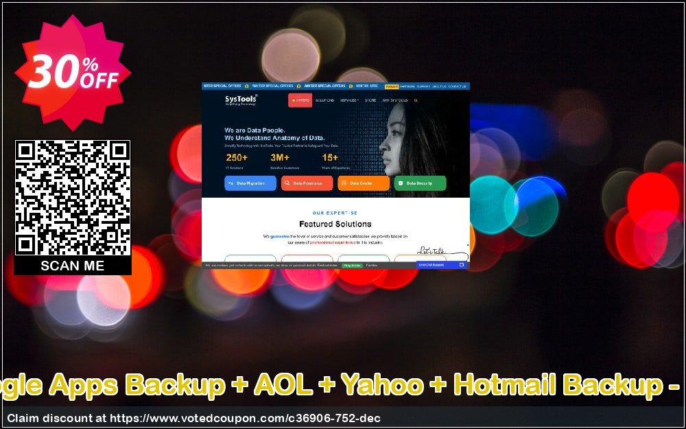 Bundle Offer - Google Apps Backup + AOL + Yahoo + Hotmail Backup - 200 Users Plan Coupon Code Apr 2024, 30% OFF - VotedCoupon