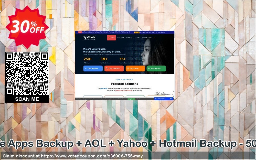 Bundle Offer - Google Apps Backup + AOL + Yahoo + Hotmail Backup - 500Plus Users Plan Coupon Code May 2024, 30% OFF - VotedCoupon