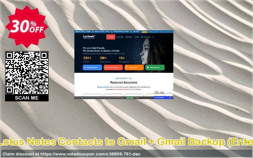 Bundle Offer - Lotus Notes Contacts to Gmail + Gmail Backup, Enterprise Plan  Coupon Code Apr 2024, 30% OFF - VotedCoupon