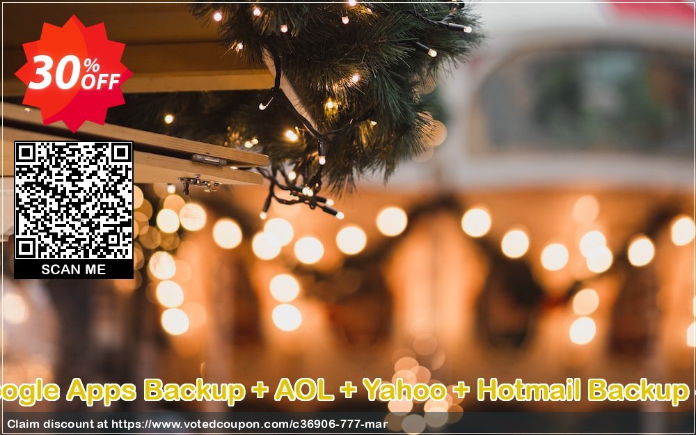 Bundle Offer - Google Apps Backup + AOL + Yahoo + Hotmail Backup - 5 Users Plan Coupon, discount SysTools coupon 36906. Promotion: 