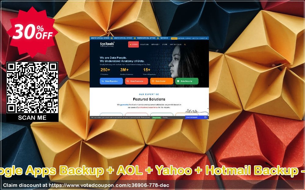 Bundle Offer - Google Apps Backup + AOL + Yahoo + Hotmail Backup - 10 Users Plan Coupon Code Apr 2024, 30% OFF - VotedCoupon