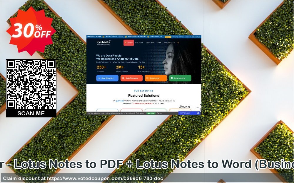 Bundle Offer - Lotus Notes to PDF + Lotus Notes to Word, Business Plan  Coupon, discount SysTools coupon 36906. Promotion: 