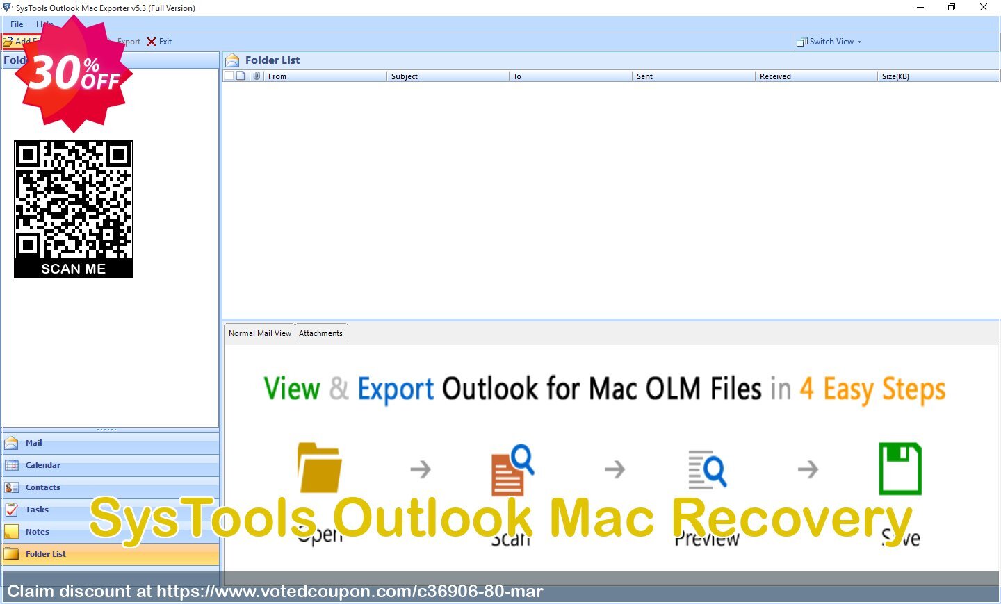 SysTools Outlook MAC Recovery Coupon Code Apr 2024, 30% OFF - VotedCoupon