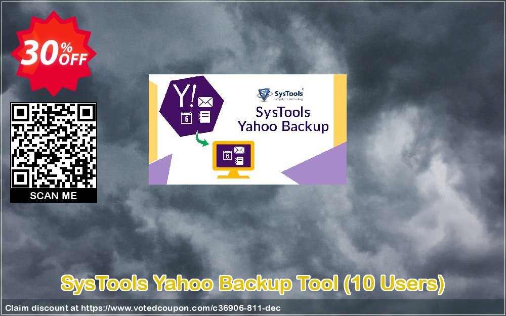 Get 30% OFF SysTools Yahoo Backup Tool, 10 Users Coupon