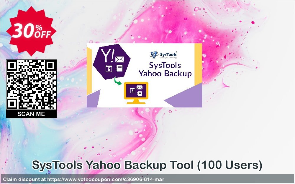 SysTools Yahoo Backup Tool, 100 Users  voted-on promotion codes