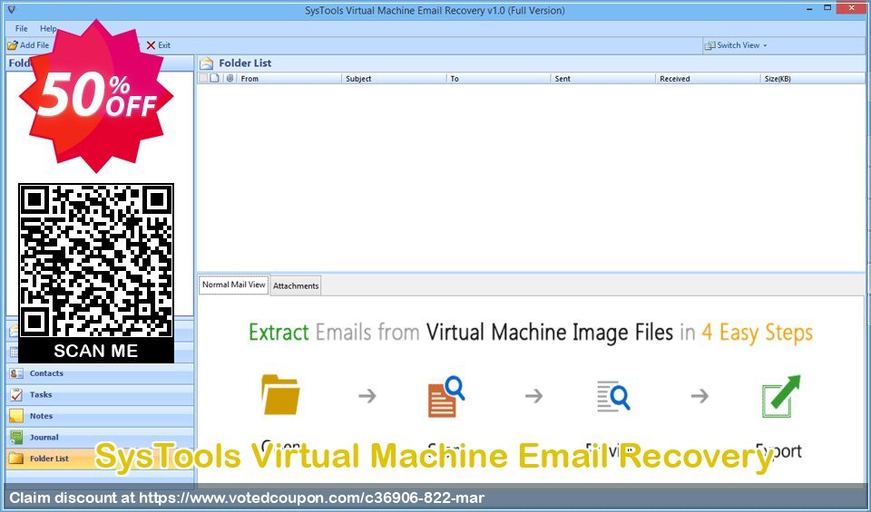 SysTools Virtual MAChine Email Recovery Coupon Code Apr 2024, 50% OFF - VotedCoupon