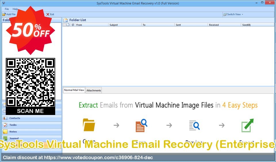 SysTools Virtual MAChine Email Recovery, Enterprise  Coupon, discount SysTools coupon 36906. Promotion: 
