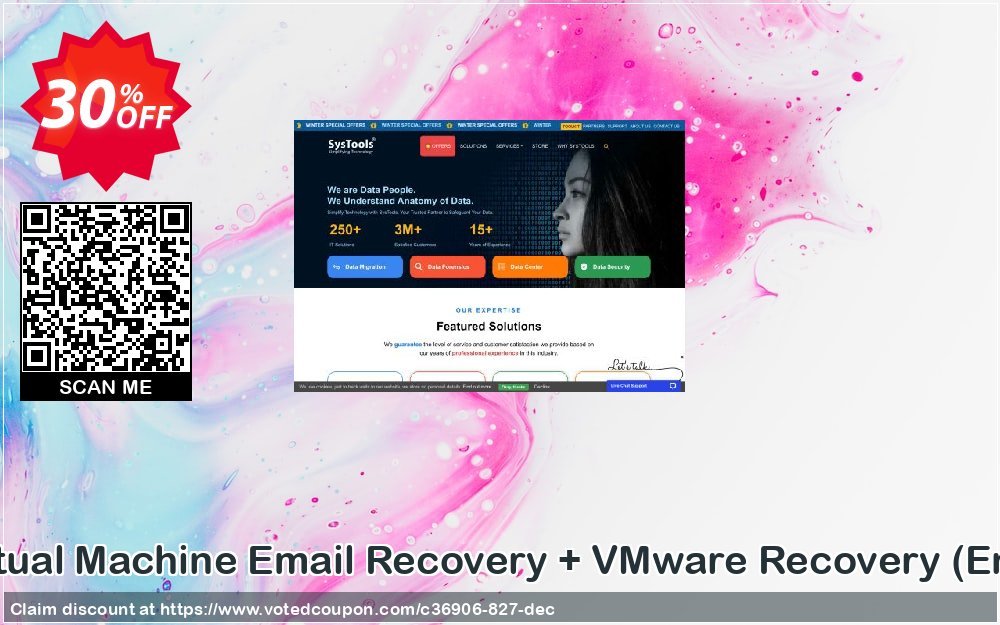 Bundle Offer - Virtual MAChine Email Recovery + VMware Recovery, Enterprise Plan  Coupon, discount SysTools coupon 36906. Promotion: 
