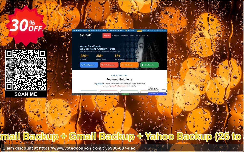 Bundle Offer - Hotmail Backup + Gmail Backup + Yahoo Backup, 26 to 50 Users Plan  Coupon Code May 2024, 30% OFF - VotedCoupon