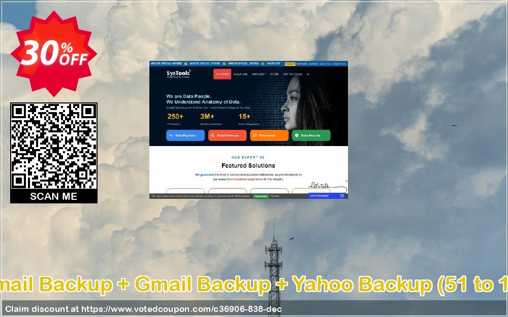 Bundle Offer: Hotmail Backup + Gmail Backup + Yahoo Backup, 51 to 100 Users Plan  Coupon Code Apr 2024, 30% OFF - VotedCoupon