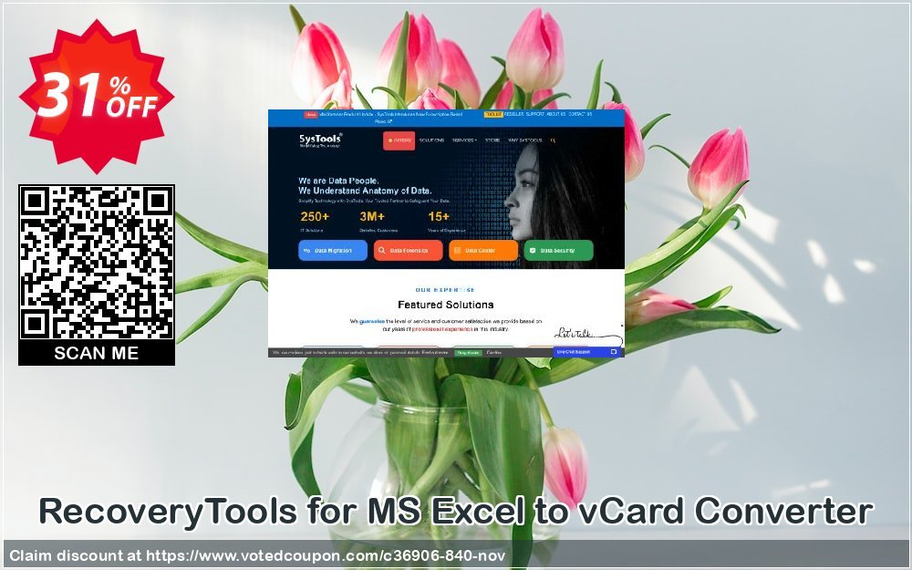 RecoveryTools for MS Excel to vCard Converter Coupon, discount SysTools coupon 36906. Promotion: SysTools promotion codes 36906