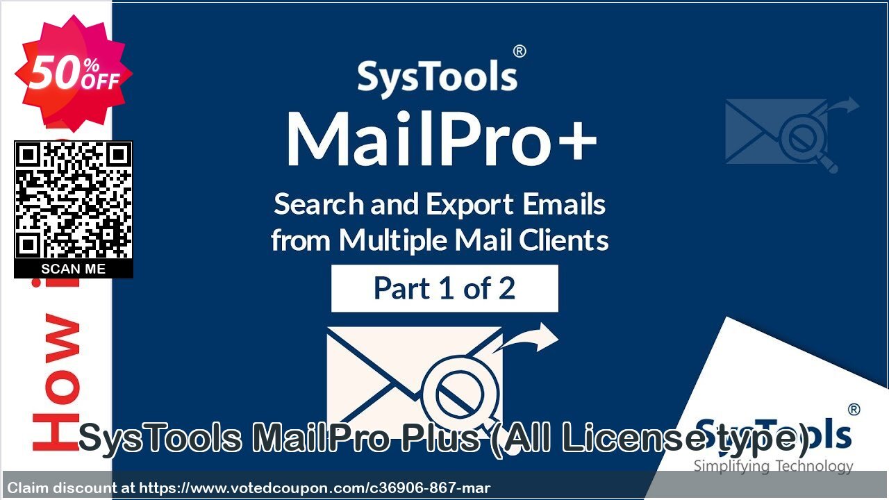 SysTools MailPro Plus, All Plan type  Coupon, discount SysTools coupon 36906. Promotion: 