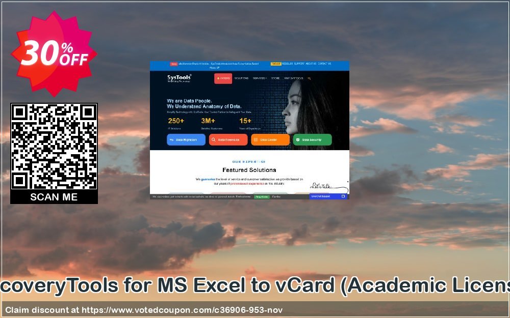 RecoveryTools for MS Excel to vCard, Academic Plan  Coupon, discount RecoveryTools coupon 36906. Promotion: RecoveryTools promotion codes 36906