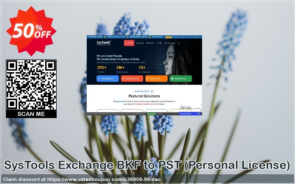 SysTools Exchange BKF to PST, Personal Plan  Coupon Code Apr 2024, 50% OFF - VotedCoupon